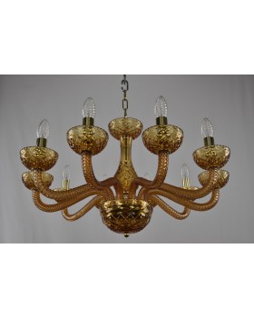 Подвесная люстра Bohemia Ivele Crystal 1311/10/240 G Am/Amber/M-1F-foto4