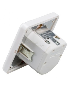 Стенной встраиваемый датчик движения (двухпроводная линия), совмещенный с датчиком освещенности, звуковой контроль, регулировка времени (1-foto2