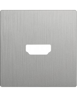 Клавиша Werkel WL09-HDMI-CP серебряный рифленый-foto2