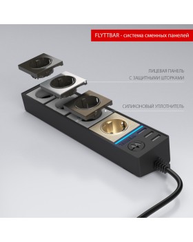 Розетка Werkel WL20-04-03 черный-foto2