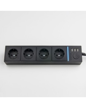 Розетка Werkel WL20-04-03 черный-foto4