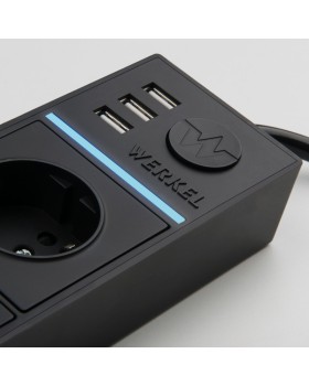Розетка Werkel WL20-04-03 черный-foto6