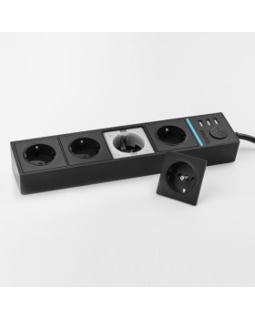 Розетка Werkel WL20-04-03 черный-foto8