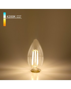 Светодиодная лампа Elektrostandard Свеча BL131 7W 4200K E14 (C35 прозрачный)-foto2