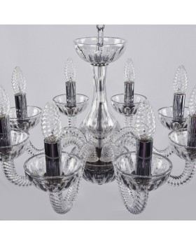 Подвесная люстра Bohemia Ivele Crystal 1310/8/165 Ni Cl/Clear/M-1H-foto2