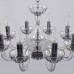 Подвесная люстра Bohemia Ivele Crystal 1310/8/165 Ni Cl/Clear/M-1H