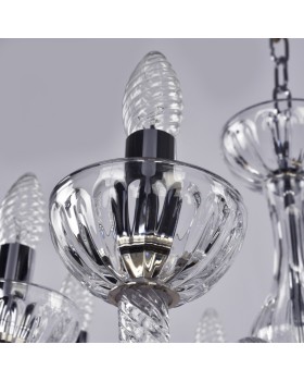 Подвесная люстра Bohemia Ivele Crystal 1310/8/165 Ni Cl/Clear/M-1H-foto3