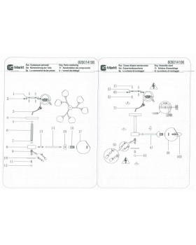 Люстра на штанге DeMarkt 605014106-foto2