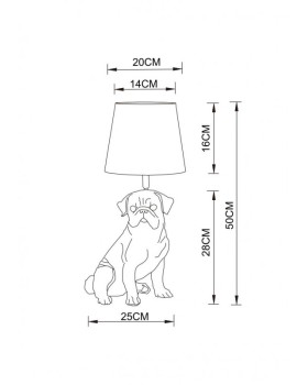 Настольная лампа ARTE Lamp A1512LT-1WH-foto5