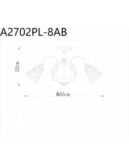 Люстра на штанге ARTE Lamp A2702PL-8AB-foto5
