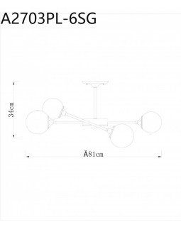 Люстра на штанге ARTE Lamp A2703PL-6SG-foto4