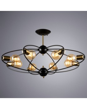 Люстра на штанге ARTE Lamp A1963PL-8BK-foto2