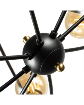 Люстра на штанге ARTE Lamp A1963PL-8BK-foto3