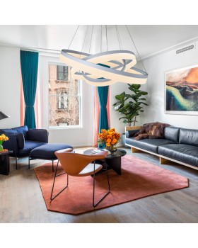 Подвесная люстра iLedex D0301-3 (400x600x800) WH-foto7