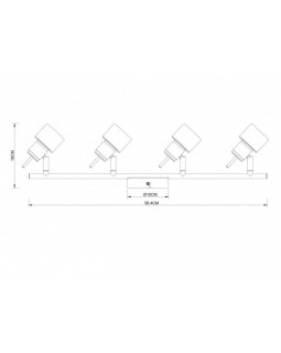 Спот ARTE Lamp A1906PL-4WH-foto4