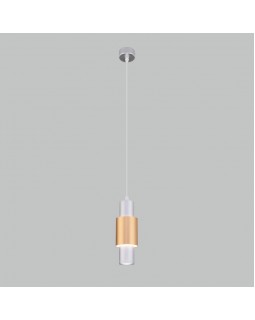 Подвесной светильник Eurosvet 50204/1 LED матовое серебро/матовое золото-foto2