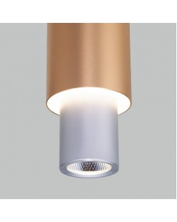 Подвесной светильник Eurosvet 50204/1 LED матовое серебро/матовое золото-foto4