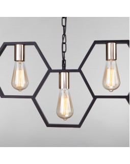 Подвесная люстра Eurosvet 70117/5 черный-foto4