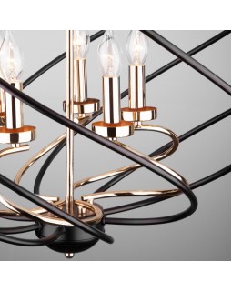 Подвесная люстра Eurosvet 60105/5 черный-foto3