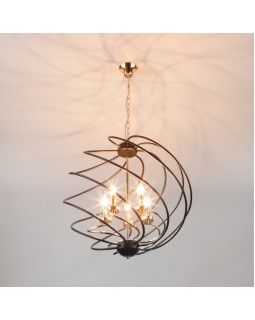 Подвесная люстра Eurosvet 60105/5 черный-foto4