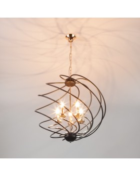 Подвесная люстра Eurosvet 60105/5 черный-foto4