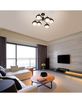 Люстра на штанге Eurosvet 70106/6 черный-foto2