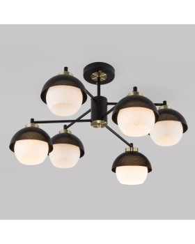 Люстра на штанге Eurosvet 70106/6 черный-foto3