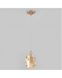 Подвесной светильник Eurosvet 50101/1 перламутровое золото-foto3