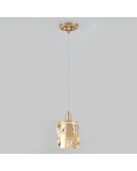 Подвесной светильник Eurosvet 50101/1 перламутровое золото-foto3