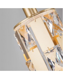 Подвесной светильник Eurosvet 50101/1 перламутровое золото-foto4