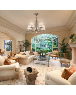 Подвесная люстра Eurosvet 60089/5 античная бронза-foto2