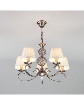 Подвесная люстра Eurosvet 60089/5 античная бронза-foto4