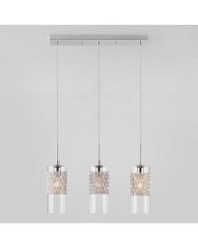 Подвесной светильник Eurosvet 50148/3 хром-foto3