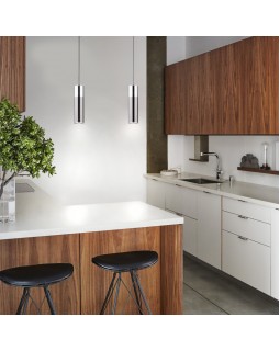 Подвесной светильник Eurosvet 50135/1 LED хром/черный жемчуг-foto2