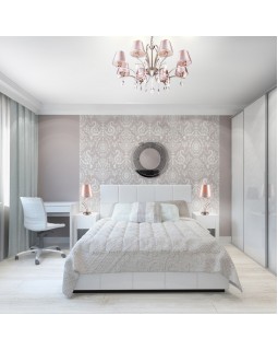 Подвесная люстра Eurosvet 10089/8 сатин-никель/прозрачный хрусталь Strotskis-foto2