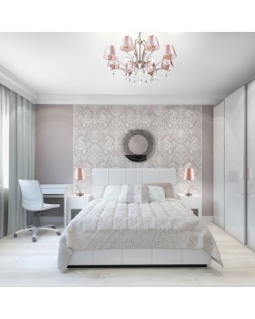 Подвесная люстра Eurosvet 10089/8 сатин-никель/прозрачный хрусталь Strotskis-foto2