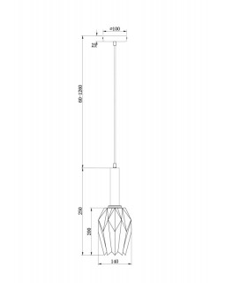 Подвесной светильник Freya FR9001PL-01B-foto2