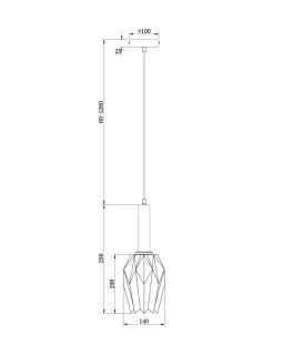Подвесной светильник Freya FR9001PL-01B-foto4