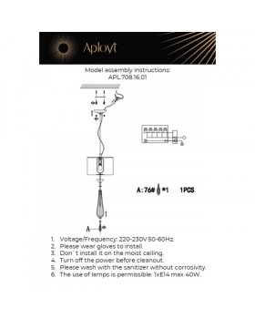 Подвесной светильник APLOYT APL.708.16.01-foto13