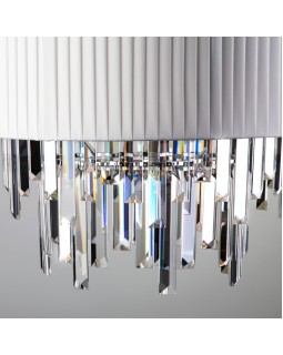 Подвесная люстра Eurosvet 10122/6 хром/прозрачный хрусталь Strotskis Smart (10106/6)-foto3