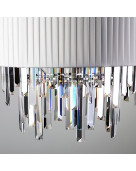 Подвесная люстра Eurosvet 10122/6 хром/прозрачный хрусталь Strotskis Smart (10106/6)-foto3