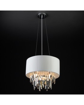 Подвесная люстра Eurosvet 10122/6 хром/прозрачный хрусталь Strotskis Smart (10106/6)-foto4