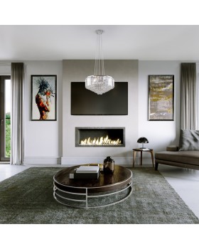 Подвесная люстра Eurosvet 10121/5 хром/прозрачный хрусталь Strotskis Smart (10105/5)-foto2