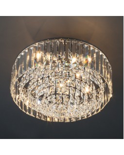 Подвесная люстра Eurosvet 10121/5 хром/прозрачный хрусталь Strotskis Smart (10105/5)-foto3