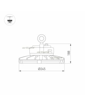 Светильник подвесной промышленный Arlight 031693-foto3