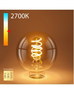 Светодиодная лампа Elektrostandard Dimmable 5W 2700K E27 (G95 тонированный)(BLE2747)
