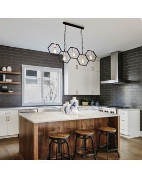 Подвесная люстра Eurosvet 70117/5 черный-foto2