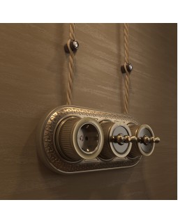 Выключатель Werkel WL19-01-03 (Бронзовый)-foto10