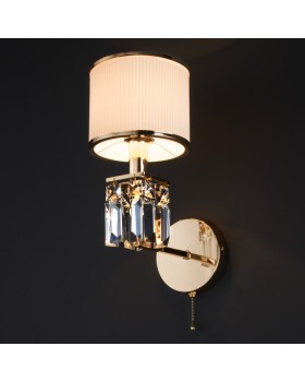 Бра Eurosvet 10129/1 золото/прозрачный хрусталь Strotskis (10099/1)-foto2