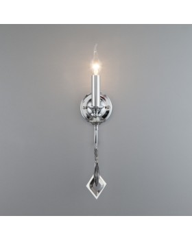 Бра Eurosvet 10120/1 хром/дымчатый хрусталь Strotskis (10110/1)-foto2